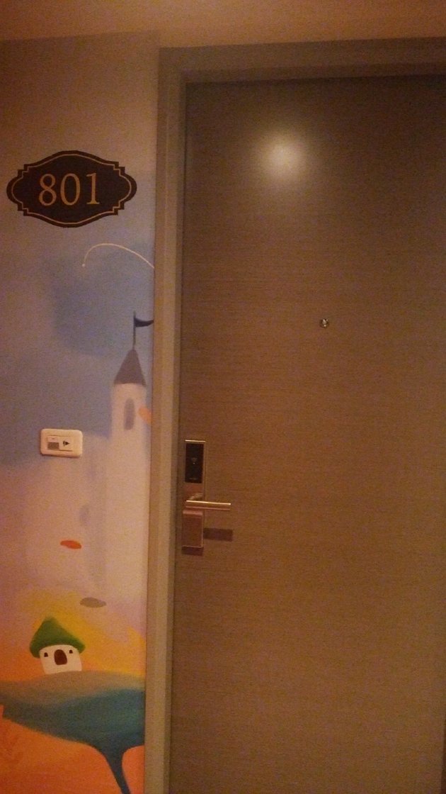 レジェンドホテル リウフーの部屋のドア